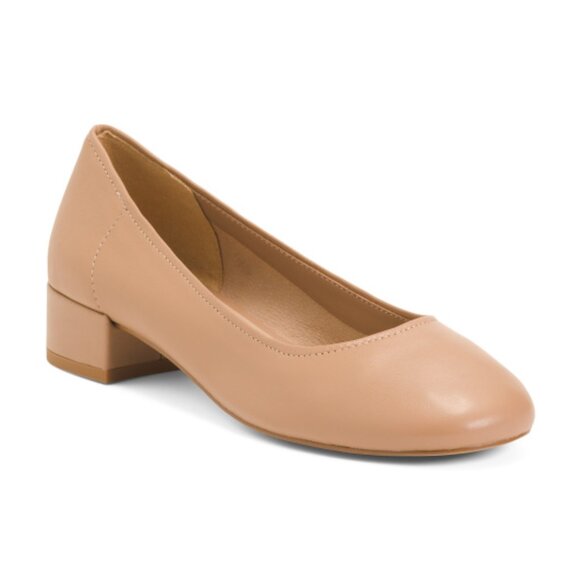 SILENT D Leather Annabelle Low Heels - Picture 1 of 3